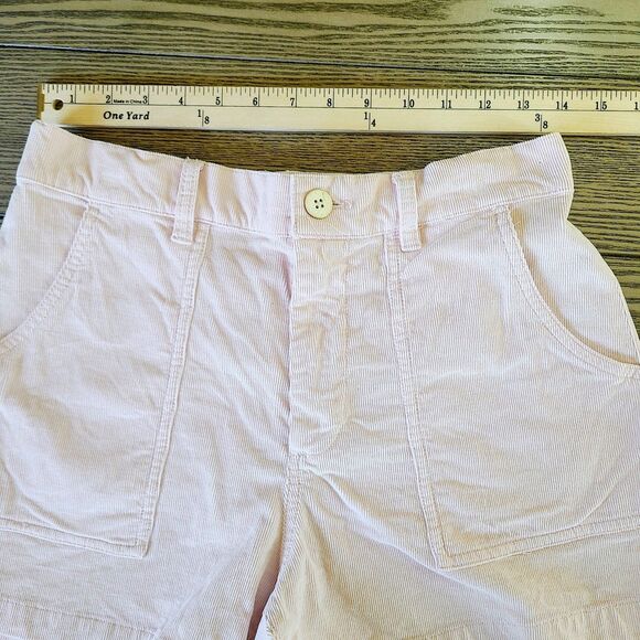 Faherty Shorts 4 Pink Organic Cotton Corduroy Patch Pocket Lightweight - Picture 8 of 10